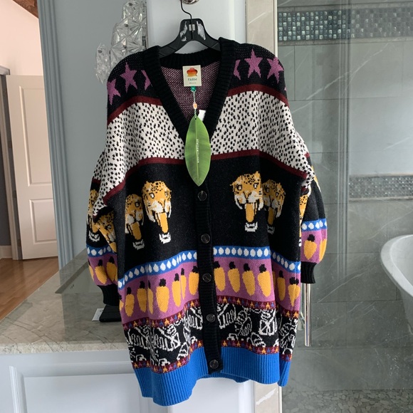 Farm Rio Mix Print Cardigan - Picture 7 of 16